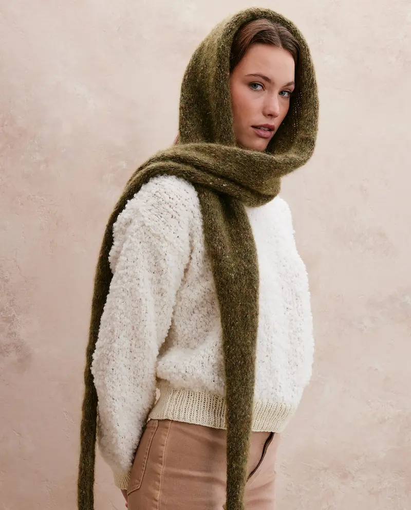 Patron Phildar PDF - écharpe Vao - modèle femme