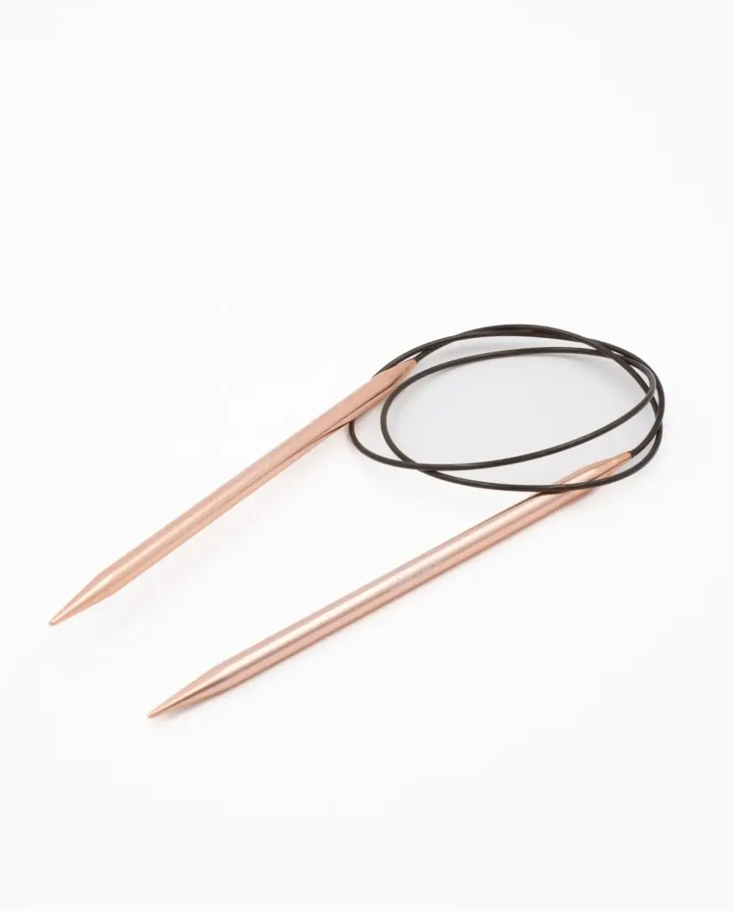 Aiguilles Circulaires 80 Cm Rose Gold