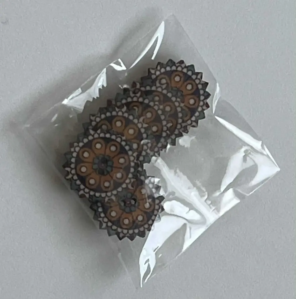Boutons fantaisies bois