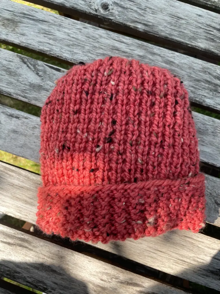 Kit "Bonnet tout doux" coquelicot