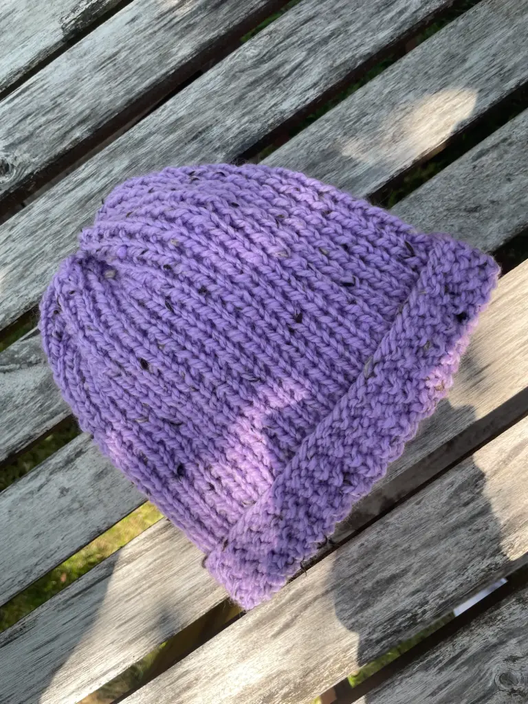 Kit "Bonnet tout doux" parme