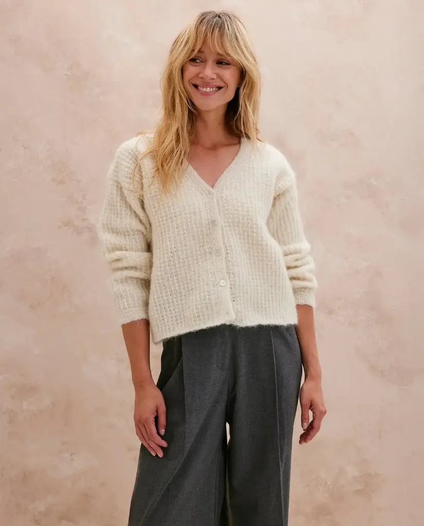 Votre patron Phildar gratuit à l'achat de votre fil : Gilet Samuel - crochet 