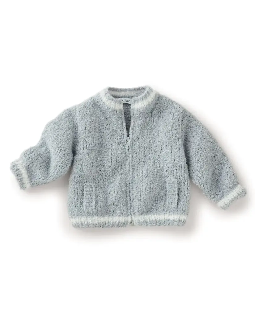 Votre patron Phildar gratuit à l'achat de votre fil : Blouson Tylan - tricot  