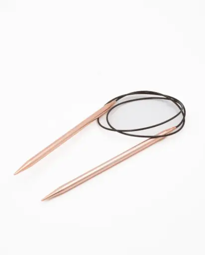 Aiguilles Circulaires 80 Cm Rose Gold