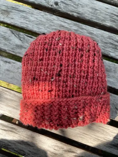 Kit "Bonnet tout doux" coquelicot