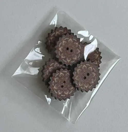 Boutons fantaisies bois