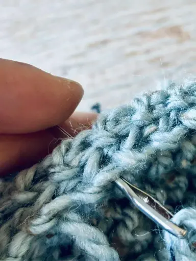 La couture point arrière